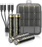 Batería Orico Ener-G iones de litio recargables AAA, paquete de 4 unidades por 12,59€