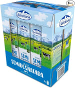 Central Lechera Asturiana Leche Semidesnatada UHT Brik Pack 6x1L por 3,11€ en Amazon