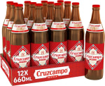 Cruzcampo Sevilla Lager Beer 12 x 660ml Bottle for £13.50 at Amazon