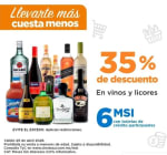 35% de Descuento en Vinos y Licores | Chedraui