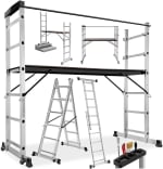 tectake Échelle Multifonctions en Aluminium 4en1 à 119,89€ chez Amazon