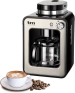 TM Electron TMPCF020S mini cafetera de goteo con molinillo por 44,31€ en Amazon