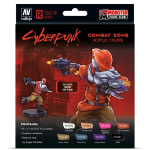 Set 8 pinturas para modelismo 307 Combat Zone Cyberpunk Vallejo 17ml por 24.99€