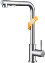 Hiqufet grifo de cocina con arco alto y brazo extraíble por 21,50€ en Amazon