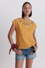 Springfield Camiseta dibujo para mujer por 6.79€.