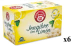 6 unidades de Pompadour Infusion Jengibre con Limón, 20 Bolsitas por 8.34€