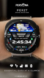 PER27 Digital Watch Face voor Android gratis