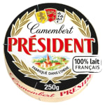 Fromage Camembert PRESIDENT (250 g) pour 1,80€ à Carrefour