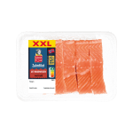 GOLDEN SEAFOOD Zalmfilets op huid (500 g) voor €7,49 bij Aldi