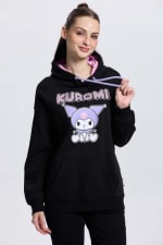 Polerón Kuromi Negro para Dama por $14.290