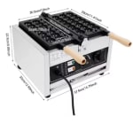 Wafelballetjes machine voor € 147,39 dmv code bij Aliexpress