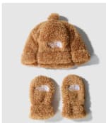 Conjunto de gorro y manoplas para bebé The North Face por 14€