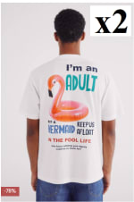 2 Camisetas para Hombre Springfield de Flamenco flotador por 6.38€