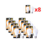 Pack 8 bombillas: SS Home Pluss Lámpara con Seonsor de Movimiento 10w E27 3000K 14.99