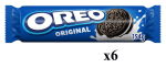 6 x Galletas de chocolate rellenas de crema Oreo 154 g. por 5€