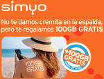 Gratis 100GB para tu linea móvil Simyo