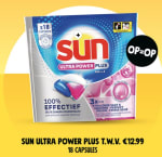gratis: Sun ultra power plus vaatwastabletten bij je aankopen bij de Jumbo