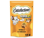 6 bolsas de 55g Snacks Catisfactions Aves a la Brasa por 4,59€