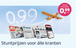 Abonnement op álle kranten: 3 maanden €0,99 per week bij DPG Media