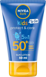 NIVEA Kids SPF 50+ Sun Lotion 3 Pack – £5.80–£6.80 Amazon Deal