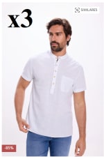 3 Camisas Polo Mao para Hombre Milano por 11.98€