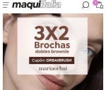 3×2 Brochas Dobles Brownie de Maria Orbai.