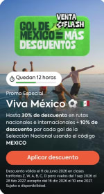 Hasta 30% de Ahorro en Rutas Nacionales e Internacionales | VivaAerobus