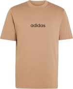 adidas Essentials Linear Single Jersey Tee Khaki/Black sizes S, M and L - also avail