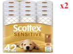2 x Scottex Papel Higiénico Sensitive 42 rollos con 3 capas por 22.33€