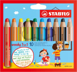 STABILO 880 woody 3-in-1 etui (10 stuks) voor €26,99 bij Bol