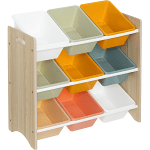 Meuble de rangement Bako avec 9 bacs pour 25€ chez E.Leclerc