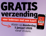 Gratis verzending van je bestelling bij kruidvat