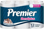 Premier Papel Higiénico Rendiplus 12 rollos (300 hojas) por $47 en Amazon