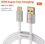 Toocki 120W Cable USB Tipo C 2m por $161 en AliExpress