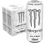Monster Ultra Energy Drink 4 x 500 ml for £3.35 at Amazon
