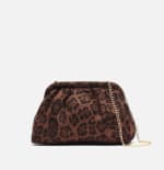 Bolso de fiesta pequeño animal print con tira bandolera extraíble por 21.59€
