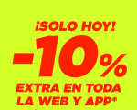 Solo HOY 10% descuento EXTRA en tus compras en Primor