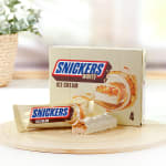 Snickers White Ice Cream Bars 4x40.8g for £1.55 at Tesco
