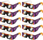 QIWEI Gafas Eclipse Solar (pack de 10) por 10,99€ en Amazon