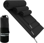 Toallas Microfibra 3 Unidades Negro por $229 | Amazon