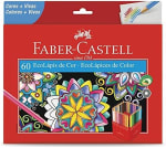 Faber-Castell Lápices de Color Hexagonal (60 lápices) por $285 en Amazon