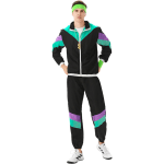 MAASKANTJE "Bärry" retro trainingspak kostuum zwart voor €13,99 bij Sport-Korting