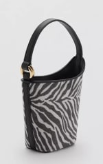 Bolso bucket estampado cebra por 11.99€