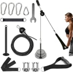 Fitness LAT y Sistema de Polea de Elevación 9Pzs por $324 en Amazon