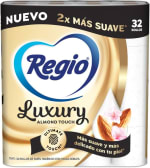 Regio Papel Higiénico Luxury Almond Touch 32 rollos por $156 en Amazon