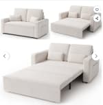 Canapé Convertible - Bealife - Canapé Lit 2 Place - 2 Oreillers à 289,99€