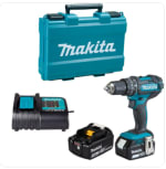Perceuse visseuse à percussion 18V LXT 13 mm (2x3.0Ah) - MAKITA DHP482SFE à 151,36€