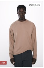 T-shirt texturé à manches longues à 5,99€