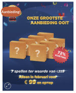 Exclusief Pakket met 7 Spellen voor €99 bijkeepexploringgames