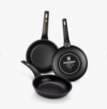 Bra Set 3 Sartenes Efficient 18cm 22cm 26cm Aluminio Fundido Antiadherente